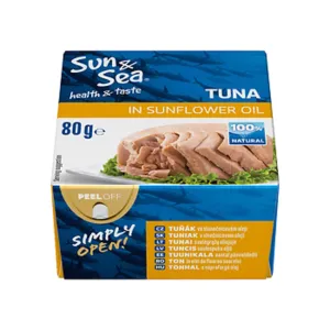 Sun & Sea Tuniak v slnečnicovom oleji 80 g #1557837