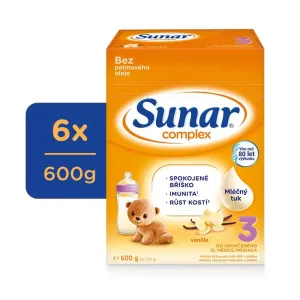 6x SUNAR Complex 3 vanilka, 600 g #7351169