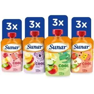 Sunar Cool ovocná kapsička mix príchutí III 12× 120 g