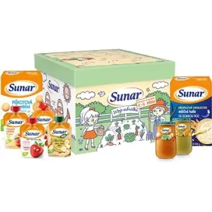 Sunar hravý box Moja záhradka s detskou výživou od ukončeného 4. – 6. mesiaca