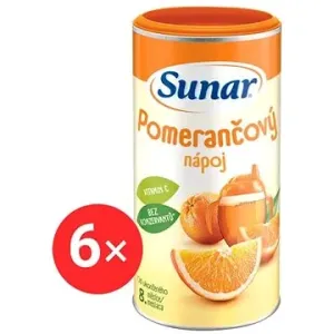 Sunar rozpustný nápoj pomarančový 6× 200 g