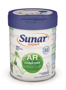 Sunar Expert AR+Comfort 1 počiatočné dojčenské mlieko pri grckaní, zápche a kolikách 700 g