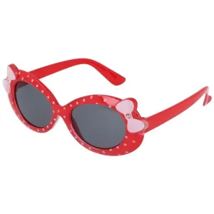 Červeno-biele bodkované slnečné okuliare pre deti "Sweet"