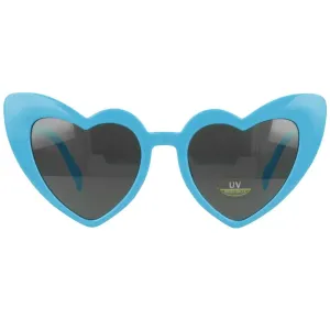 Modré dámske srdiečkové okuliare "Heart"