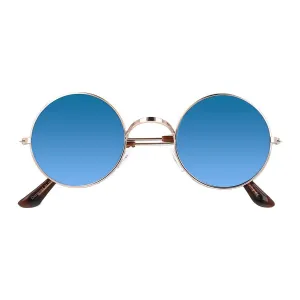 Modré zrkadlové okuliare Lenonky