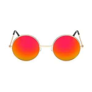 Oranžové zrkadlové okuliare Lenonky