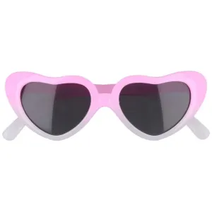 Ružové detské slnečné okuliare "Kids Love"