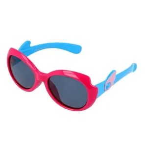 Ružovo-modré bodkované detské okuliare "Wings"