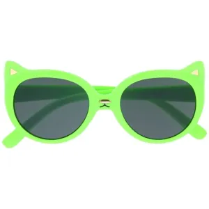 Zelené detské slnečné okuliare "Kitty"