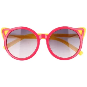 Žlto-červené špicaté slnečné okuliare pre deti "Tiger"