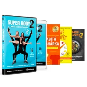 SUPER BODY 2 DVD + ON-LINE + ZDRAVÉ RÝCHLOVKY 1 + ZDRAVÉ RÝCHLOVKY 2 + NABITÁ KUCHÁRKA TLAČENÁ