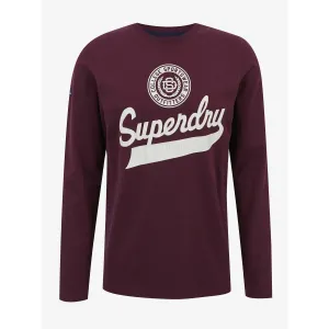 Superdry T-Shirt Script Style Col Ls Top - Men's #727332
