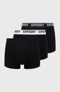 Boxerky Superdry pánske, čierna farba #229819