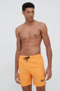 Plavkové šortky Superdry oranžová farba #238962