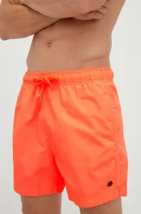 Plavkové šortky Superdry oranžová farba #257833