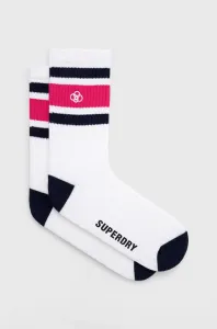 Ponožky Superdry pánske, biela farba #7166947