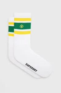 Ponožky Superdry pánske, biela farba #6138057