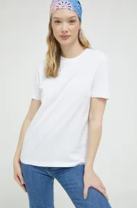 Bavlnené tričko Superdry biela farba #8511653