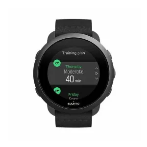 Suunto 3 Multišportové hodinky s GPS a záznamom tepovej frekvencie, čierna, veľkosť os