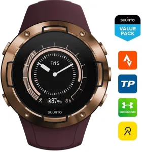 Suunto 5 Multišportové GPS hodinky, vínová, veľkosť