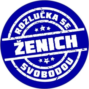 Placka s českým nápisom 