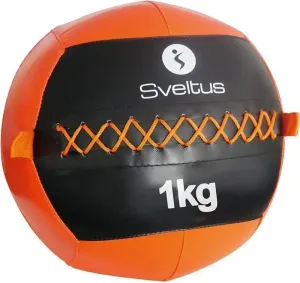 SVELTUS WALL BALL 1 KG Medicinbal, oranžová, veľkosť