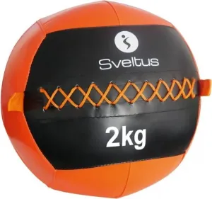 SVELTUS WALL BALL 2 KG Medicinbal, oranžová, veľkosť 2 KG