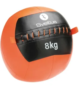 SVELTUS WALL BALL 8 KG Medicinbal, oranžová, veľkosť