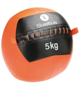 SVELTUS WALL BALL 5 KG Medicinbal, oranžová, veľkosť