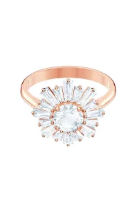 Swarovski Oslnivý bronzový prsteň Sunshine 5474917 52 mm