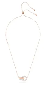 Swarovski Slušivý bronzový náhrdelník s príveskom Hollow 5636496