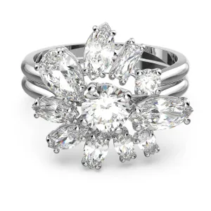 Swarovski Trblietavý prsteň s kryštálmi Gema 564466 58 mm