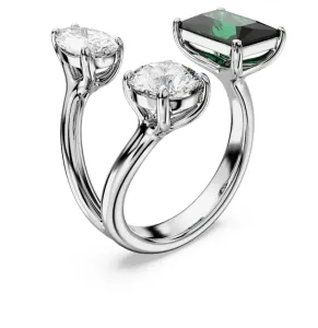 Swarovski Luxusný otvorený prsteň s kryštálmi Mesmera 5676971 50 mm