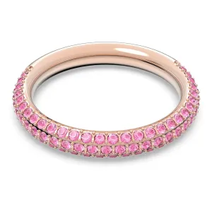 Swarovski Nádherný prsteň s ružovými kryštálmi Swarovski Stone 5642910 56 mm