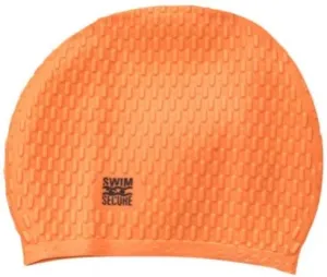 Plavecká čiapka swim secure bubble swim hat oranžová