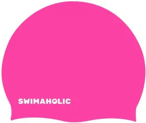 Detská plavecká čiapka swimaholic classic cap junior ružová