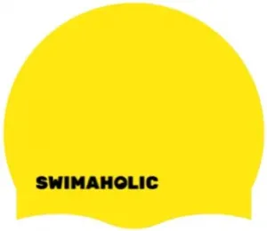 Detská plavecká čiapka swimaholic classic cap junior žltá
