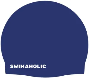 Plavecká čiapka swimaholic seamless cap tmavo modrá #9314843