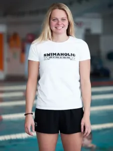 Dámske tričko swimaholic life is cool in the pool t-shirt women #2575411