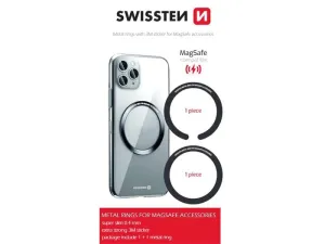 Swissten sada kovových podložiek pre MagSafe puzdrá
