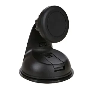 Magnetický držiak mobilu(GPS) Swissten do auta, nastavitelná šírka, čierny, plast, prísavka na sklo, kĺbový, čierna, mobil