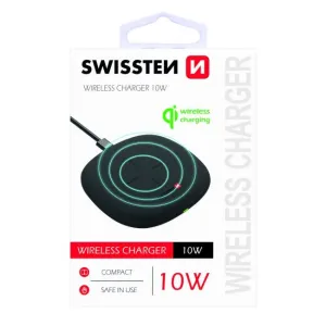 Bezdrôtová nabíjačka Swissten Wireless Charger 10W Čierna