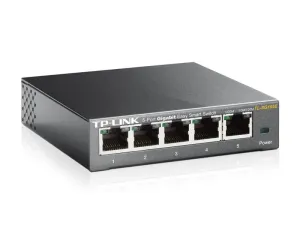 TP-Link TL-SG105E 5 portov gigabitový inteligentný sieťový switch, čierna