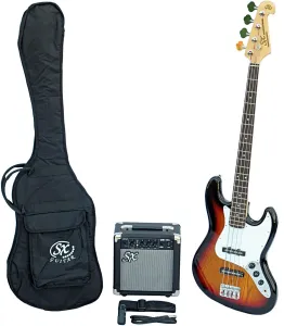 SX SB1 Bass Guitar Kit Sunburst #268226