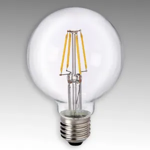LED žiarovka globe E27 4,5W 827 G80 filament číra #4696477