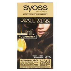 Syoss Oleo Intense Permanent Oil Color 50 ml farba na vlasy pre ženy 3-10 Deep Brown na farbené vlasy