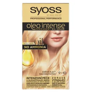 Syoss Oleo Intense Permanent Oil Color 50 ml farba na vlasy pre ženy 9-10 Bright Blond na farbené vlasy; na blond vlasy