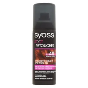 Syoss Root Retoucher Temporary Root Cover Spray 120 ml farba na vlasy pre ženy Cashmere Red na farbené vlasy