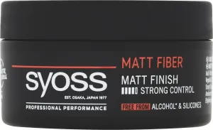 Syoss Matt Fiber zmatňujúca stylingová pasta pre fixáciu a tvar 100 ml