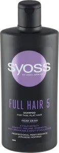 Syoss Full Hair 5 Shampoo 440 ml šampón pre ženy na šedivé vlasy; na lámavé vlasy; na oslabené vlasy